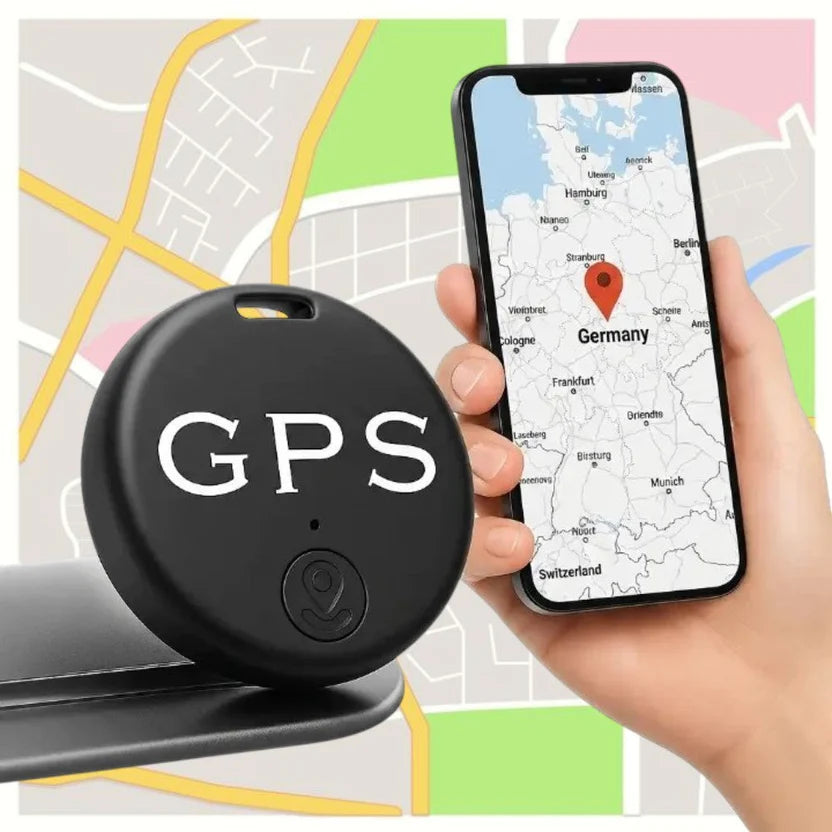 Mini GPS-Tracker – Echtzeit-Ortung für Auto, Fahrrad & Gepäck, 2er-Set