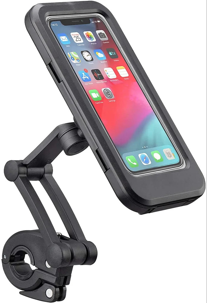 Handyhalterung Fahrrad wasserdicht ABS 360° Drehung – Ein-Hand-Bedienung, Lenker 0,9-1,1 Zoll für Motorrad E-Bike Navigation – Zorenza