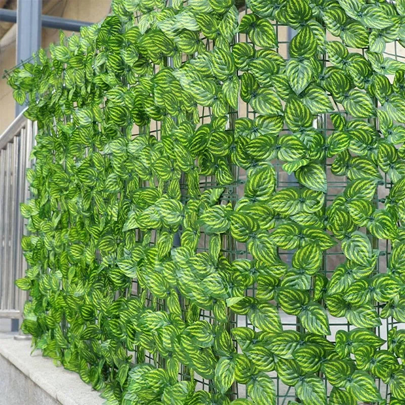 Künstliche Hecke Kunststoff Sichtschutz – Wetterfest UV-beständig für Balkon Terrasse Garten Zaun grün ganzjährig pflegefrei – Zorenza