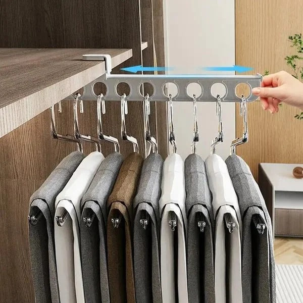 Ausziehbare Hosenstange für Kleiderschrank – Platzsparend -    Zorenza