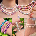 Schmuck-Bastelset mit 5520 Perlen und 550 Charms -    Zorenza