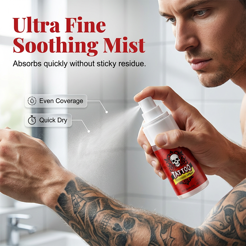 Tattoo-Pflegespray für frische Farben – 30 ml -    Zorenza
