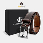 Ledergürtel Premium Leder mit klassischer Dornschließe -    Zorenza