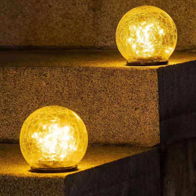 Solar Glasleuchte für Garten mit 20 LEDs -    Zorenza