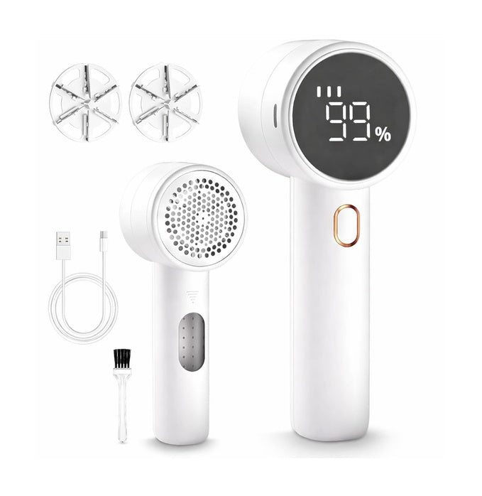 Fusselentferner elektrisch mit LED-Display und USB-C -    Zorenza