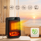 Flammenheizung Elektro 1000 W – Elektrokamin mit Flammeneffekt -    Zorenza