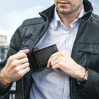 Slim-Wallet mit RFID-Schutz und Geldclip -    Zorenza