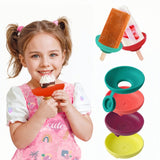 Soporte protector de hielo de silicona sin goteo para hielo y paletas