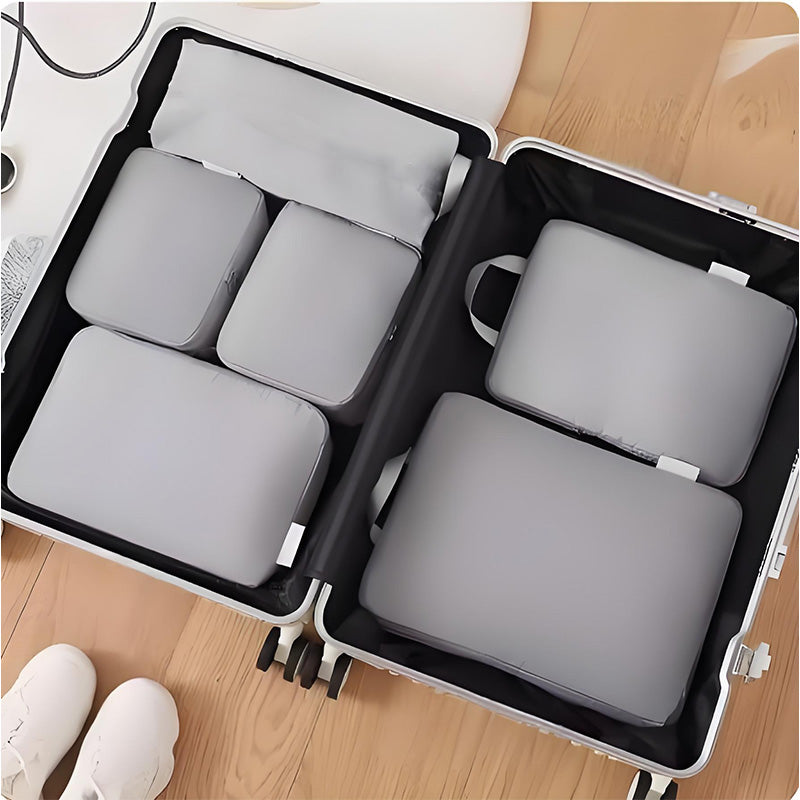 Kompressions-Packwürfel Set 6-teilig – Platzsparend packen Zorenza
