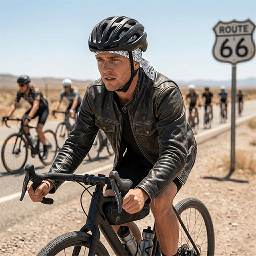 Kopftuch Radfahren elastisch Polyester atmungsaktiv – UV-Schutz, schnelltrocknend, Bandana-Muster für Sport und Training – Zorenza