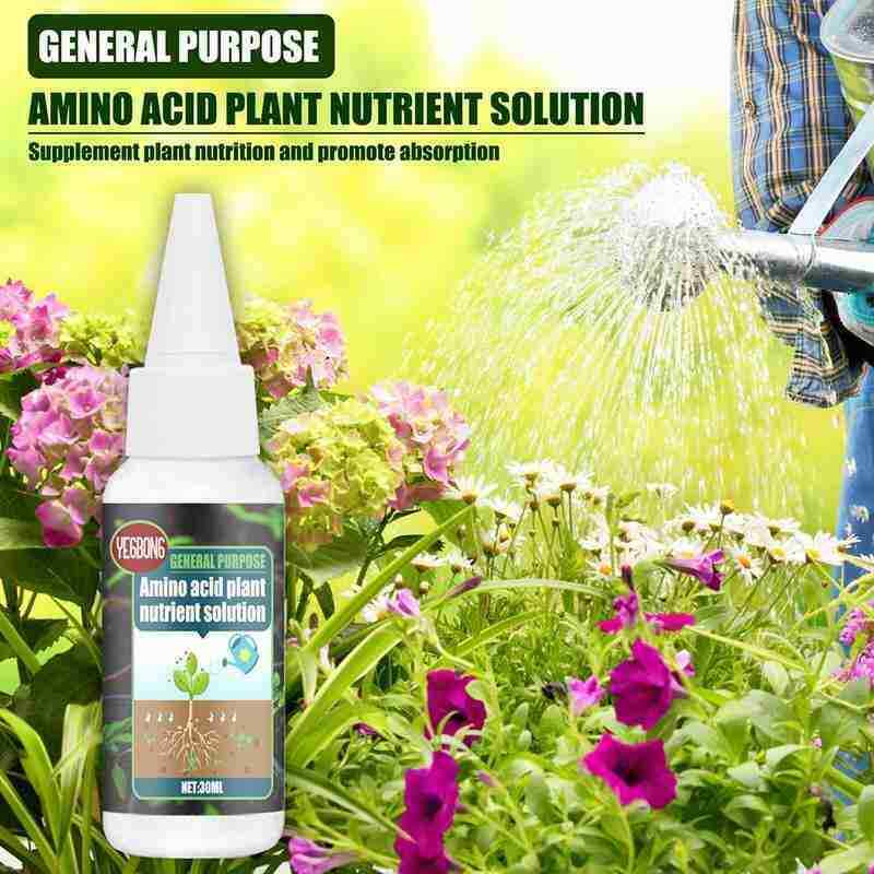Pflanzendünger Bio-Formel mit Aminosäuren – 30ml -    Zorenza