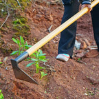 Gartenhacke Stahl für Unkrautentfernung und Bodenlockerung -    Zorenza