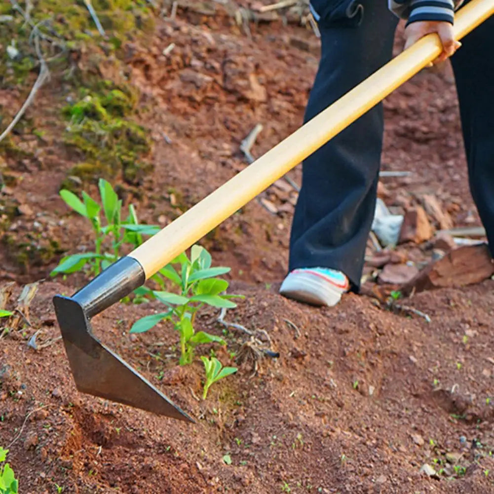 Gartenhacke Stahl für Unkrautentfernung und Bodenlockerung -    Zorenza