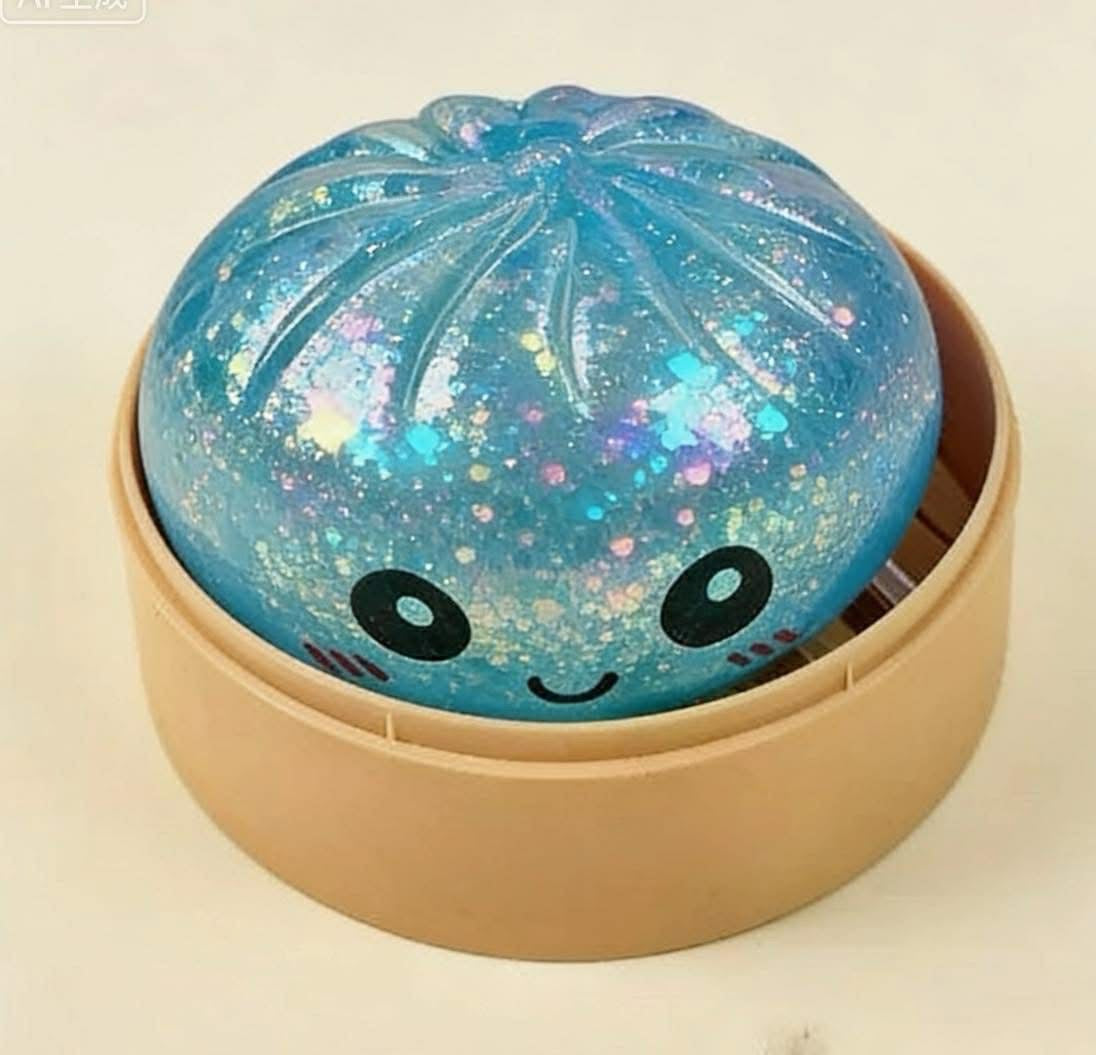 Anti-Stress-Ball Dumpling mit Glitzer -    Zorenza