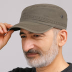Militär Cap Baumwolle Flat Top mit verstellbarer Passform -    Zorenza