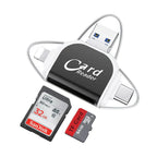 Kartenleser 4-in-1 Universal USB Lightning Micro-USB Type-C -    Zorenza