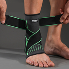Sprunggelenkbandage mit Kompression und verstellbarem Klettverschluss -    Zorenza