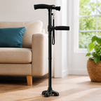Gehstock mit LED-Licht, faltbar und höhenverstellbar -    Zorenza