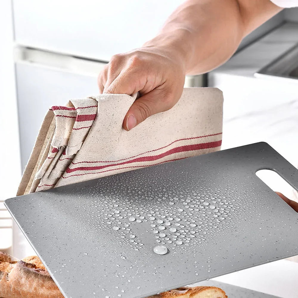 Schneidebrett-Set Marmoroptik 4-teilig mit Halterung -    Zorenza