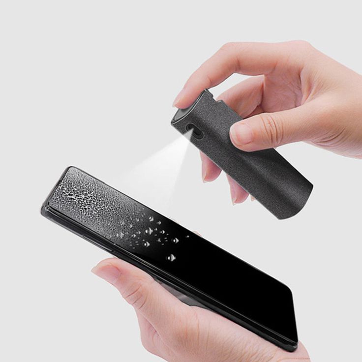 Bildschirmreiniger 3-in-1 mit Mikrofasertuch und Sprühflasche -    Zorenza