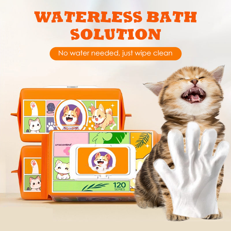 Handschuhe zur Tierpflege – Antibakteriell ohne Wasser -    Zorenza