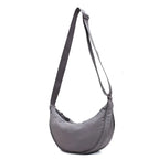 Schultertasche Stoff mit verstellbarem Gurt – Halbmond-Design -    Zorenza