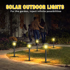 Solarlampe GartenWarmweiß, 8-10h Leuchtdauer -    Zorenza