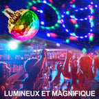 LED Discokugel mit E27 Fassung und Rotationsfunktion -    Zorenza