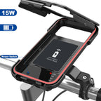 Fahrrad-Handyhalter wasserdicht mit kabelloser Ladefunktion -    Zorenza