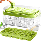 Eiswürfelform Set mit Aufbewahrungsbehälter und Deckel -    Zorenza