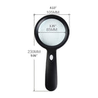 LED Handlupe mit 10-fach Vergrößerung – Ergonomischer Griff Zorenza