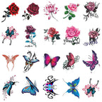 3D Tattoo-Stickers Set – Wasserfest & Hautfreundlich -    Zorenza