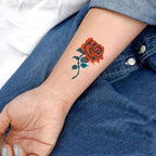 3D Tattoo Stickers mit Blumen- und Schmetterlings-Motiven -    Zorenza
