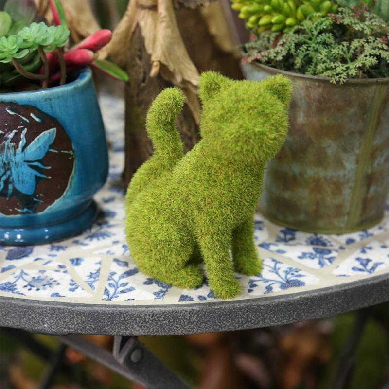 Moosfigur Tierdekoration mit verschiedenen Tiermotiven -    Zorenza