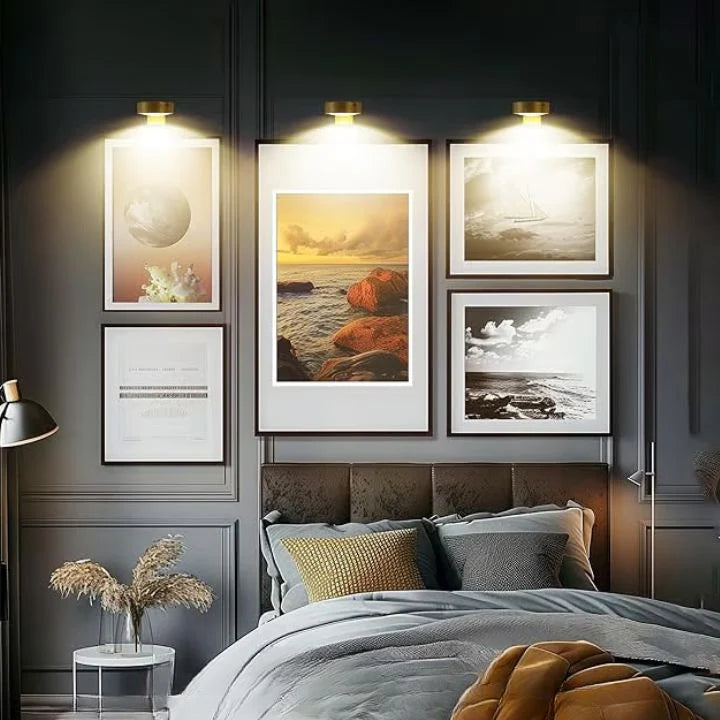 Kabellose LED-Bilderleuchte – Elegantes Licht für Kunst & Dekoration -    Zorenza