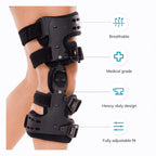 Kniebandage bei Arthrose – Verstellbare Entlastung für beide Knieseiten -    Zorenza