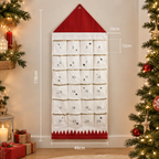 Adventskalender zum Befüllen Stoff 24 Taschen -    Zorenza