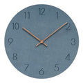 Wanduhr Geräuschlos Skandinavisch – MDF mit Walnuss-Zeigern -    Zorenza