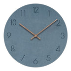 Wanduhr Geräuschlos Skandinavisch – MDF mit Walnuss-Zeigern -    Zorenza