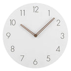 Wanduhr Geräuschlos Skandinavisch – MDF mit Walnuss-Zeigern -    Zorenza
