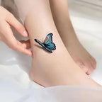 3D Tattoo Stickers mit Blumen- und Schmetterlings-Motiven -    Zorenza