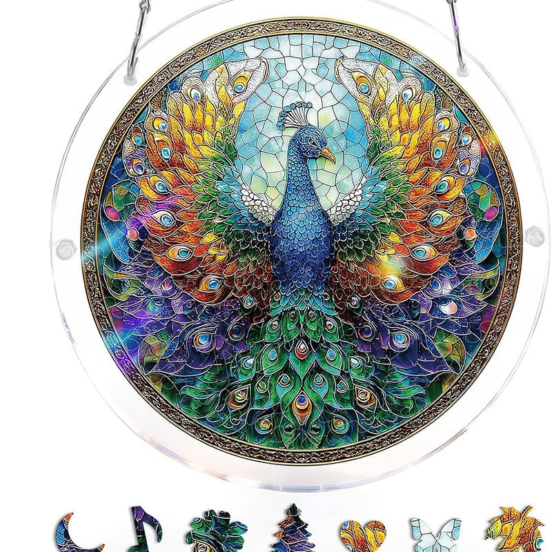 Sonnenfänger Acryl rund 18,8 cm – Farbspektrum-Design -    Zorenza