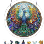 Sonnenfänger Acryl rund 18,8 cm – Farbspektrum-Design -    Zorenza