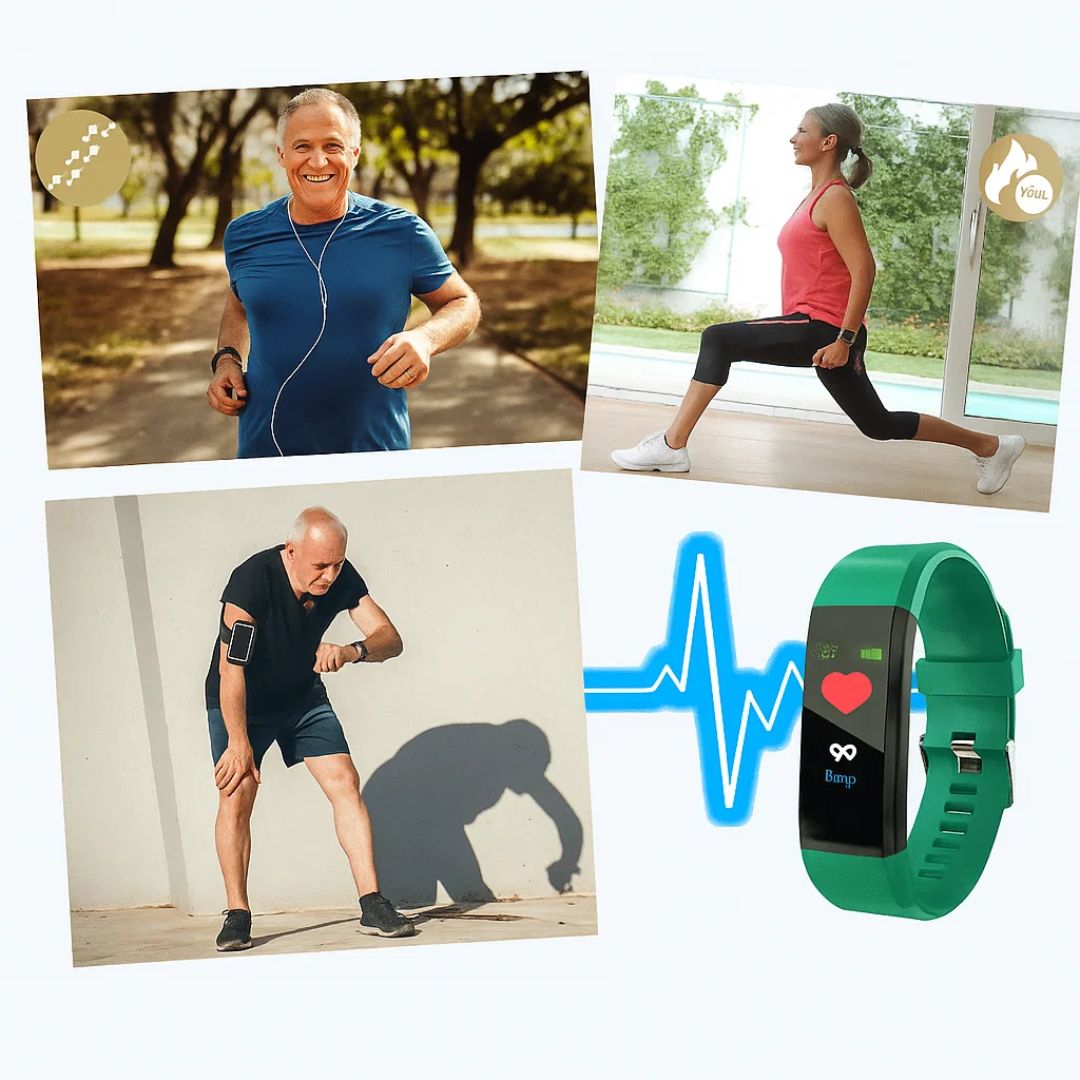 Fitness-Armband mit Sturzerkennung für Senioren Zorenza