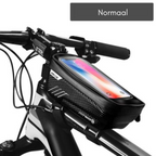Fahrrad-Rahmentasche mit Handy-Fenster – Wasserdichtes Hardcase Zorenza