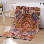 Baumwoll-Handtuch mit Boho-Muster – Vintage-Design -    Zorenza