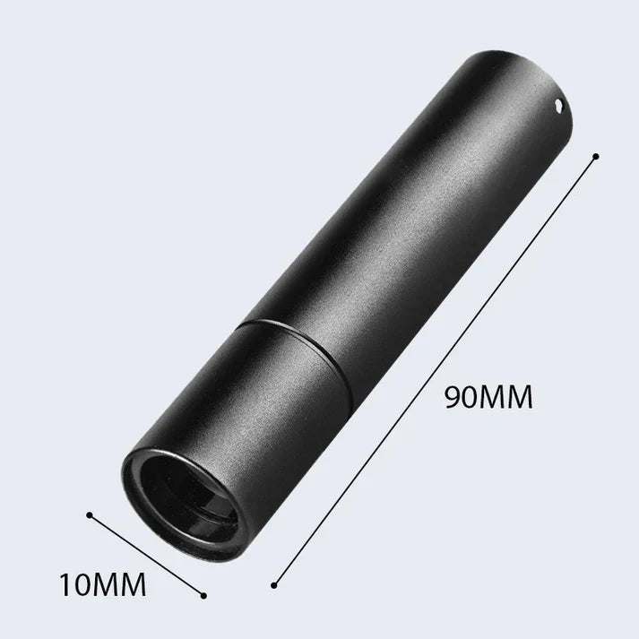 365 nm UV-Taschenlampe – Kompaktes Schwarzlicht für den Heimgebrauch Zorenza