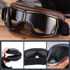 Motorradbrille Vintage mit einstellbarem Band -    Zorenza
