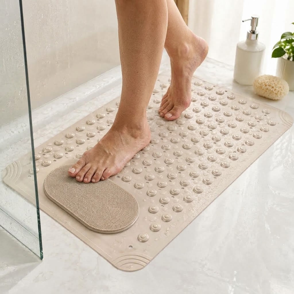 Antirutschmatte Dusche mit Massagenoppen und Saugnäpfen -    Zorenza