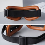 Motorradbrille Vintage mit einstellbarem Band -    Zorenza